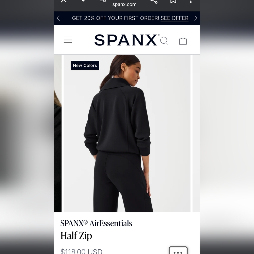 SPANX AirEssentials  Half Zip